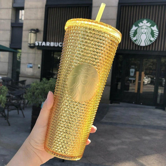 10 Ways to Show Off Your Style with the Starbucks China Gold Studded Tumbler - Ann Ann Starbucks