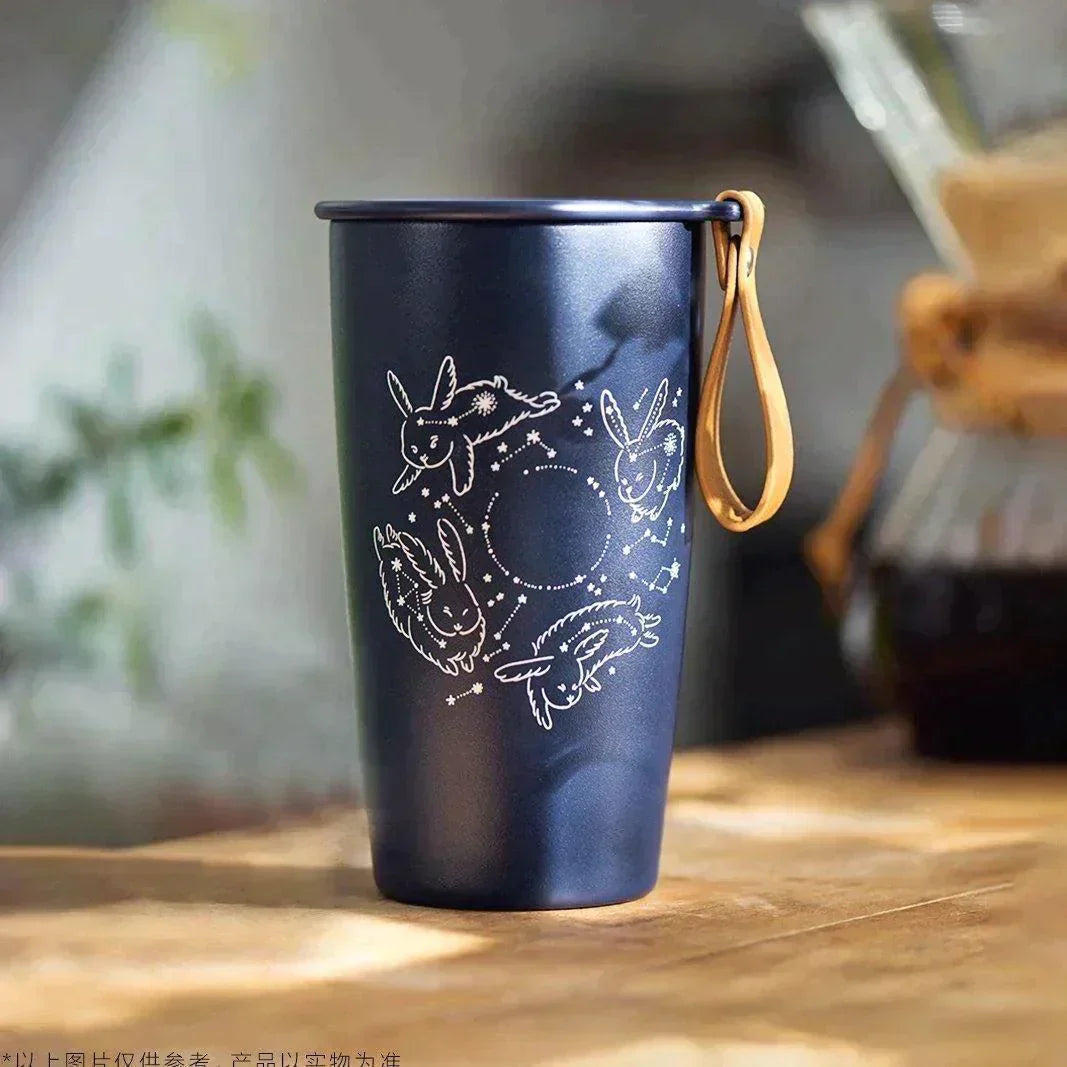 16oz Stainless Steel Bunny Tumbler! - Ann Ann Starbucks