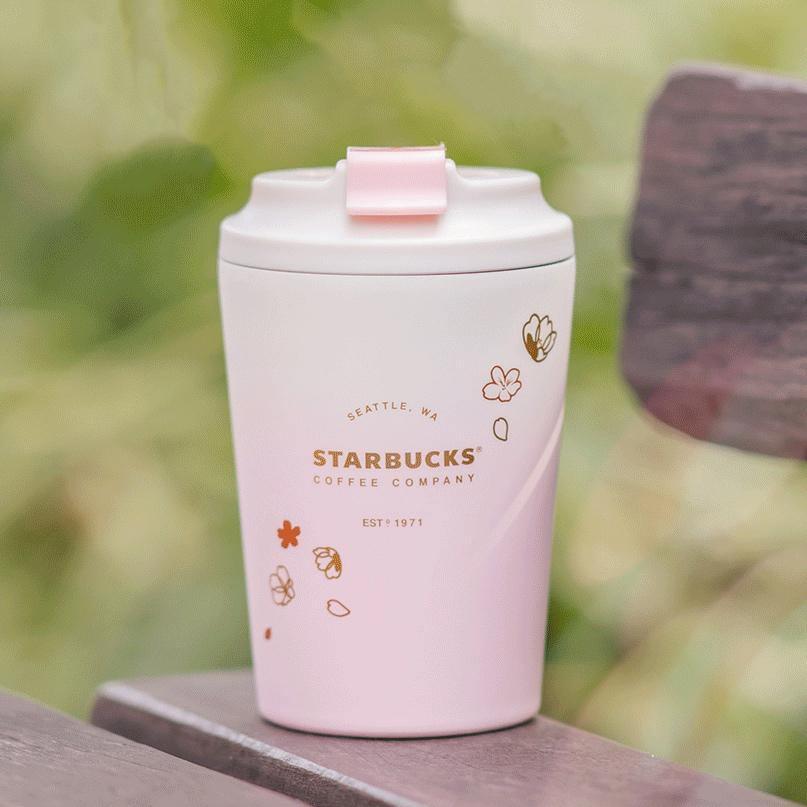 Celebrate Spring with the Gorgeous Sakura Stainless Tumbler - Ann Ann Starbucks