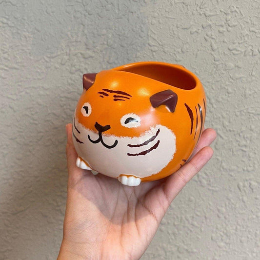 Stretching Tiger 414ml / 14oz Ceramic Mug (Starbucks China 2022 Chinese Lunar New Year Collection)