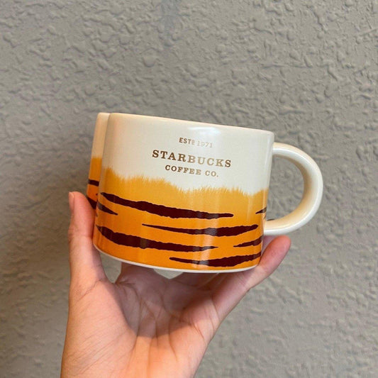 Tiger Paw 355ml / 12oz Shaped Ceramic Mug (Starbucks China 2022 Chinese Lunar New Year Collection)