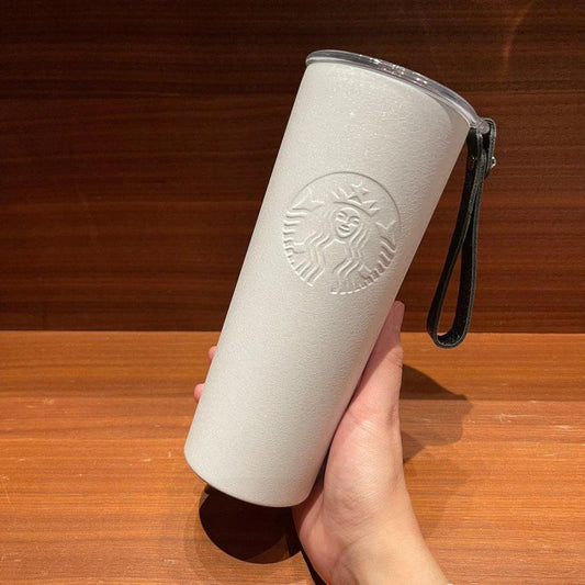 473ml/16oz Coffee Green Theme Stainless Steel Cup with Strap  (Starbucks Wizard Bear 2022 Collection) 