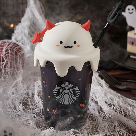 Expert Review: The Devil Ghost Cup with Trident Straw from Starbucks - Ann Ann Starbucks