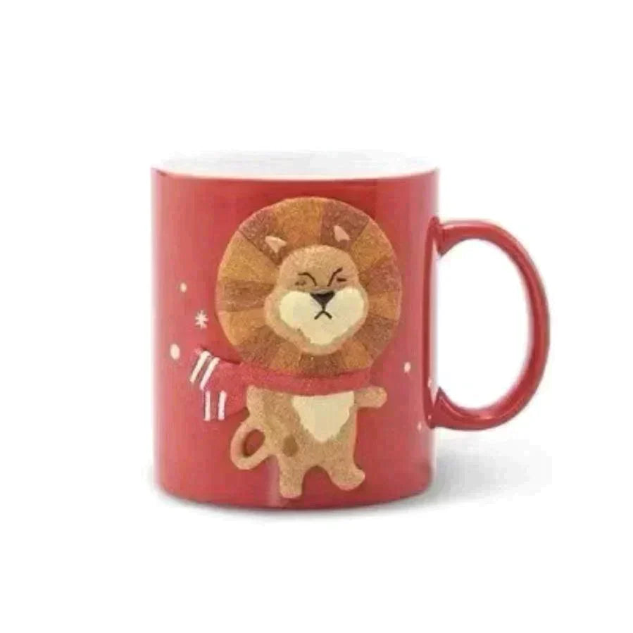 Get Festive with the Starbucks Christmas Lion Ceramic Mug! - Ann Ann Starbucks