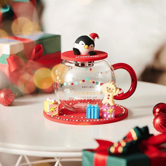 Get into the Holiday Spirit with this Adorable Christmas Penguin Cup - Ann Ann Starbucks