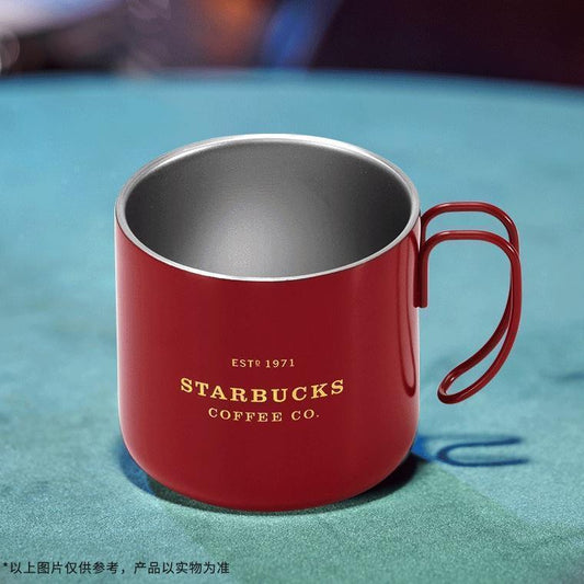 Red Enamel Mug (Starbucks China 4th Release 2021)