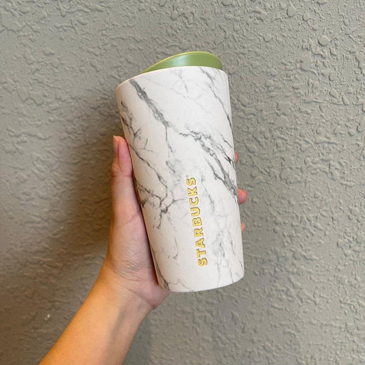 Refresh Your Morning Routine with the Stunning Marbled Cup! - Ann Ann Starbucks