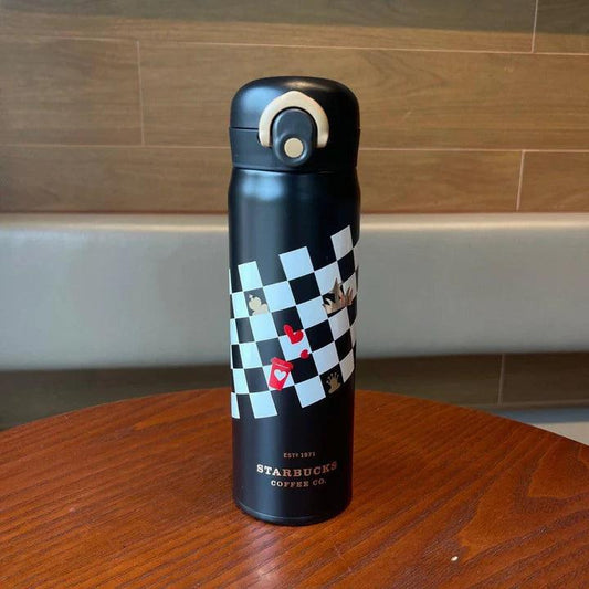 Say Goodbye to Cold Drinks with Starbucks' Chess Thermos - Ann Ann Starbucks