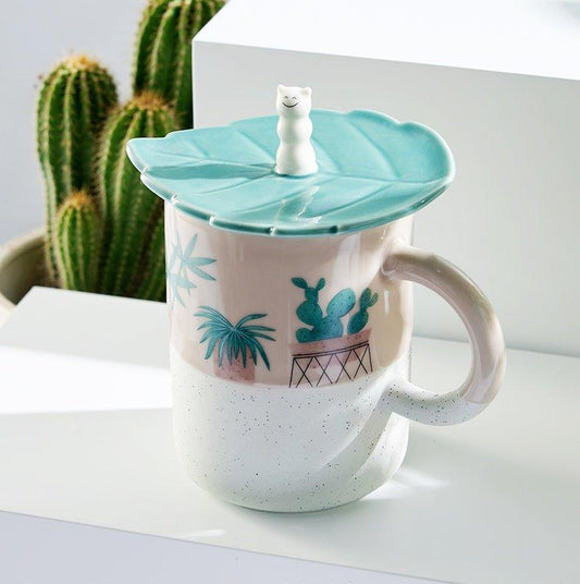 355ml/12oz Plant Parenting Mug with Lid 