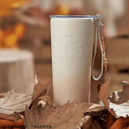 355ml/12oz Golden Matte Autumn Leaf Stainless Steel Classic Cup