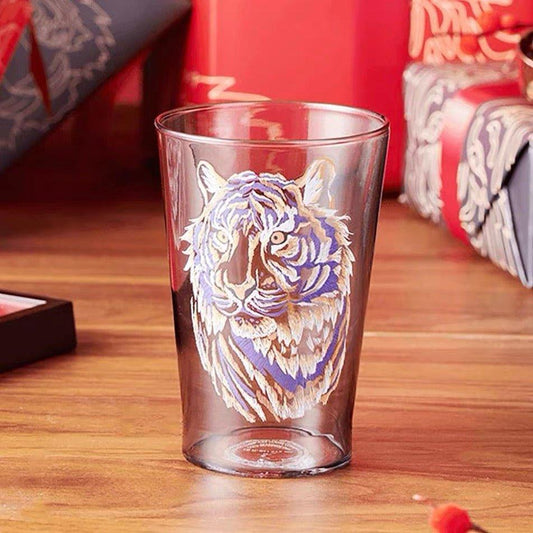 Starbucks Reserve Tiger Head Glass Cup 473ml/15,99oz (Starbucks Reserve New Year of Tiger Collection 2022) 