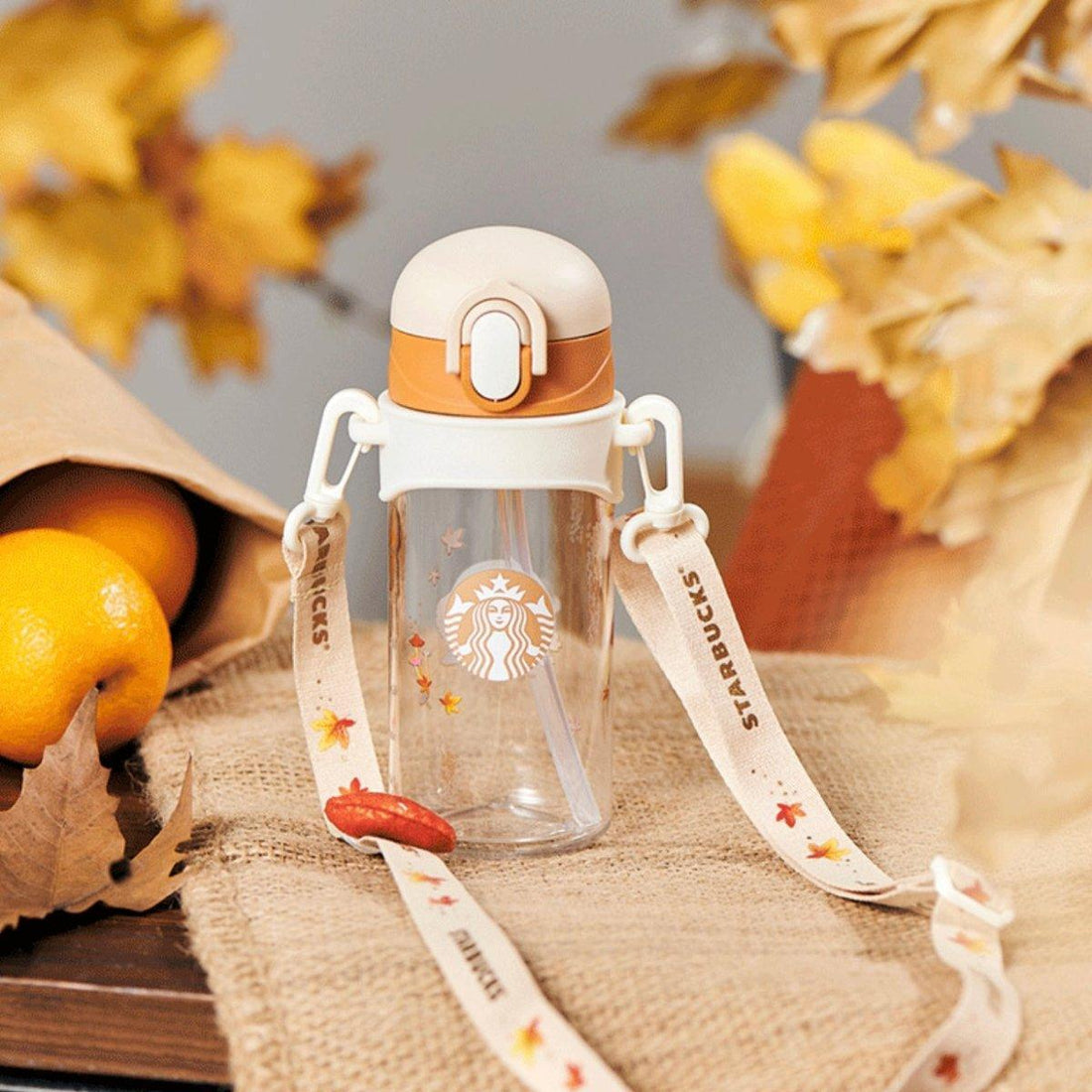 500ml/17oz Plastic Sippy Cup with Strap