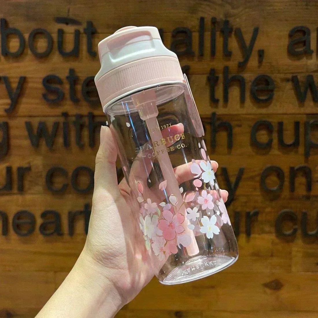 The Most Aesthetic Way to Enjoy Your Starbucks: The Sakura Straw Tumbler! - Ann Ann Starbucks