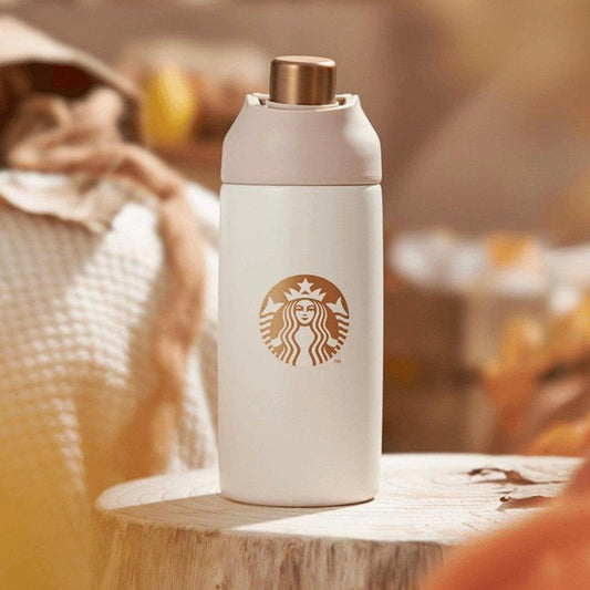 473ml/16oz Minimalistic Maple Leaf Thermos Cup (Starbucks Autumn Forest 2022)