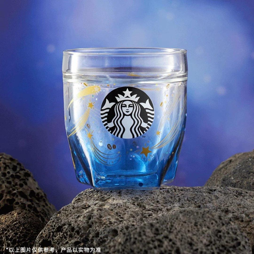 237ml/8oz Summer Starry Night Double-Walled Glass  (Starbucks Summer Night Fireworks 2022 Collection) 