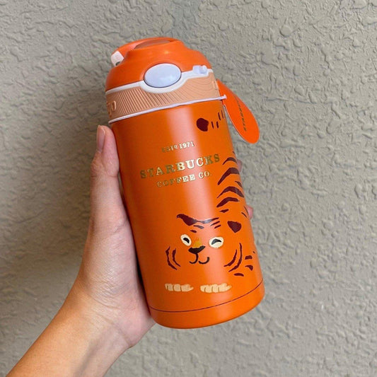 The Ultimate Contigo Tumbler: Orange Tiger Edition - Ann Ann Starbucks