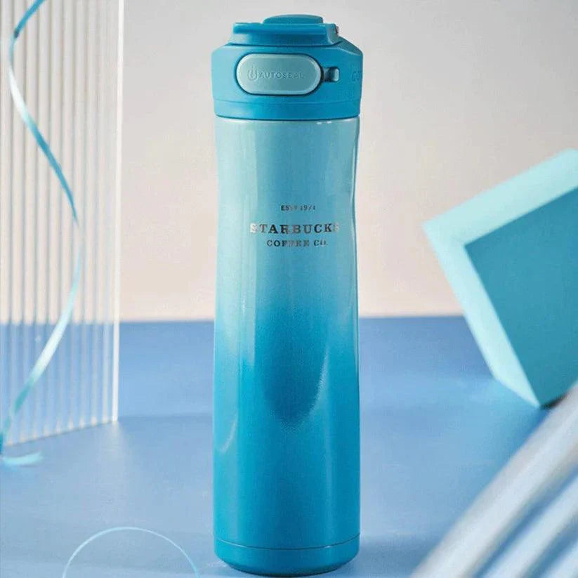 Starbucks 710ml/24oz Gradient Blue Contigo Stainless Steel Bottle