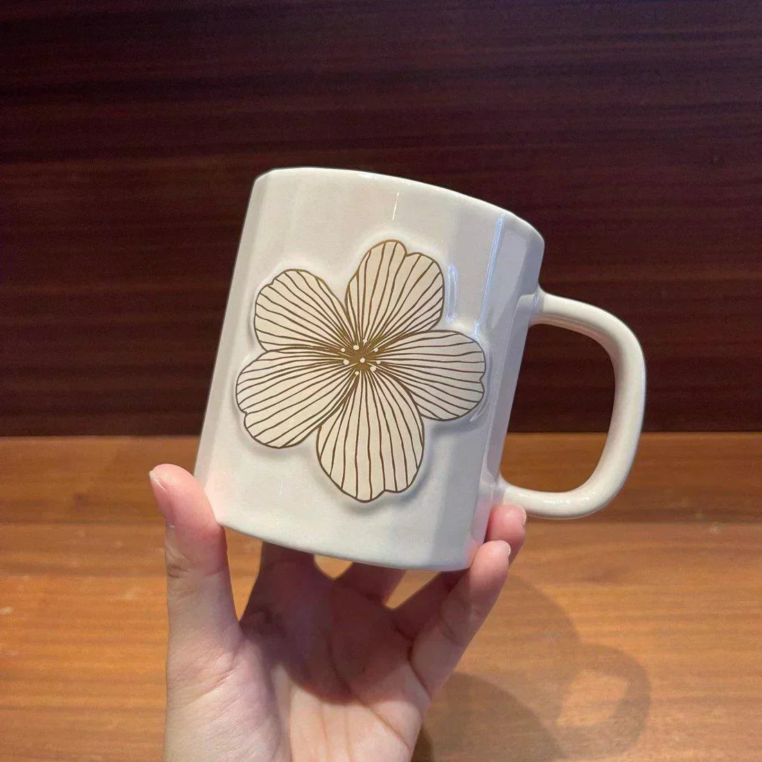 Unleash Your Inner Elegance with the Origami Camellia Pink Mug from Starbucks - Ann Ann Starbucks