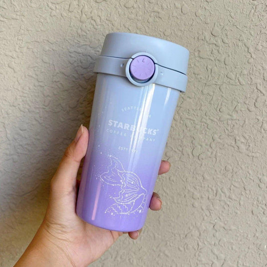 Upgrading Your Summer Drinks Game with the Purple Starry Tumbler - Ann Ann Starbucks