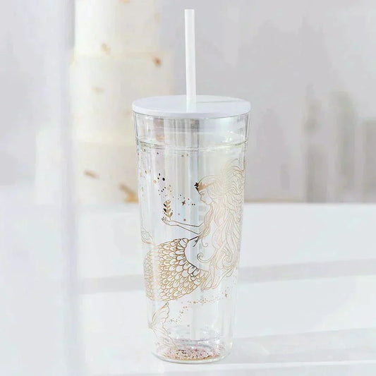 Why Starbucks Siren Double Glass Straw Cup is the Best Playmate - Ann Ann Starbucks