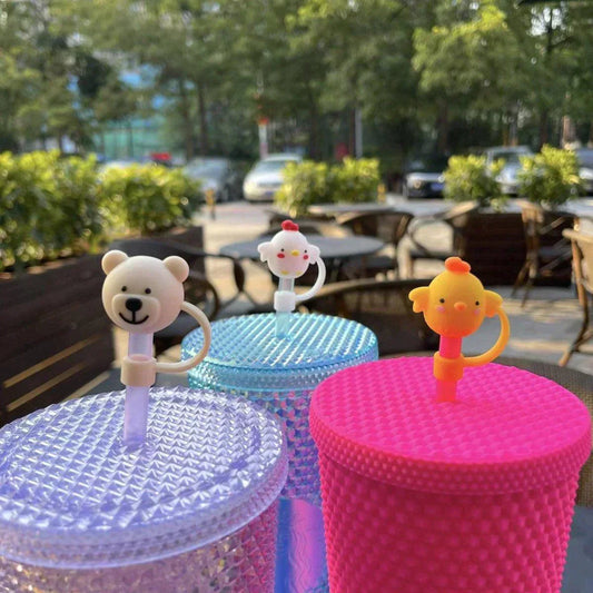 Why You Need These Chick and Bear Straw Toppers Right Now! - Ann Ann Starbucks