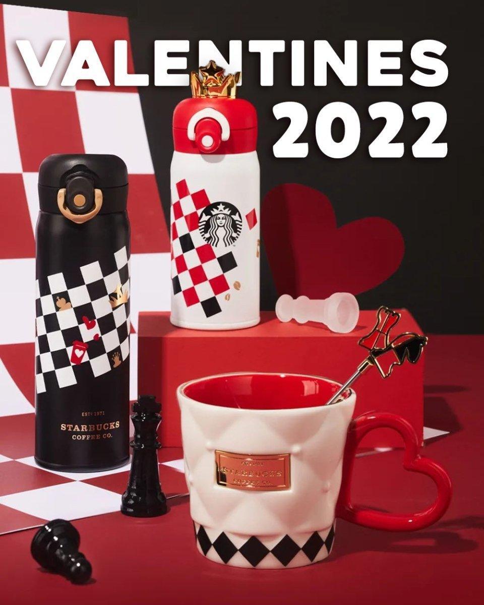 Starbucks 2022 Valentines Chess Cup Collection - Ann Ann Starbucks