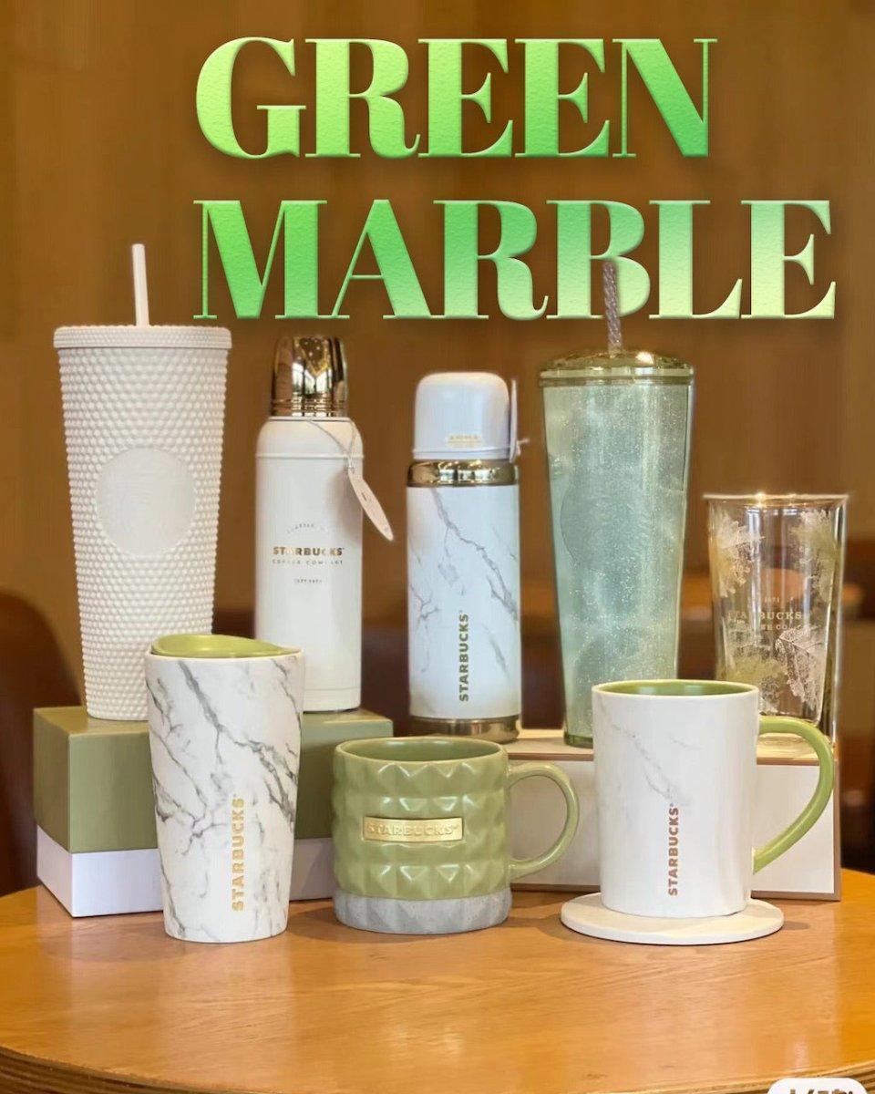 Starbucks China Green Marble Series Cup Collection - Ann Ann Starbucks