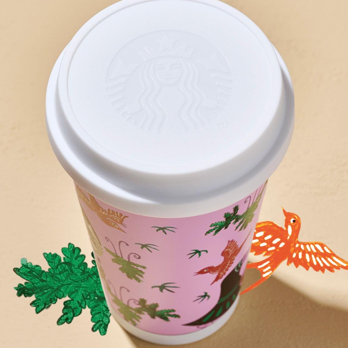 Starbucks 440ml/15oz Stainless Steel Cup with Strap