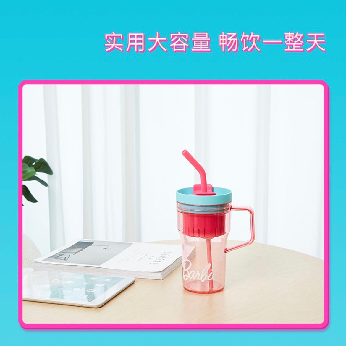 Miniso x Barbie 750ml/25oz Straw Cup