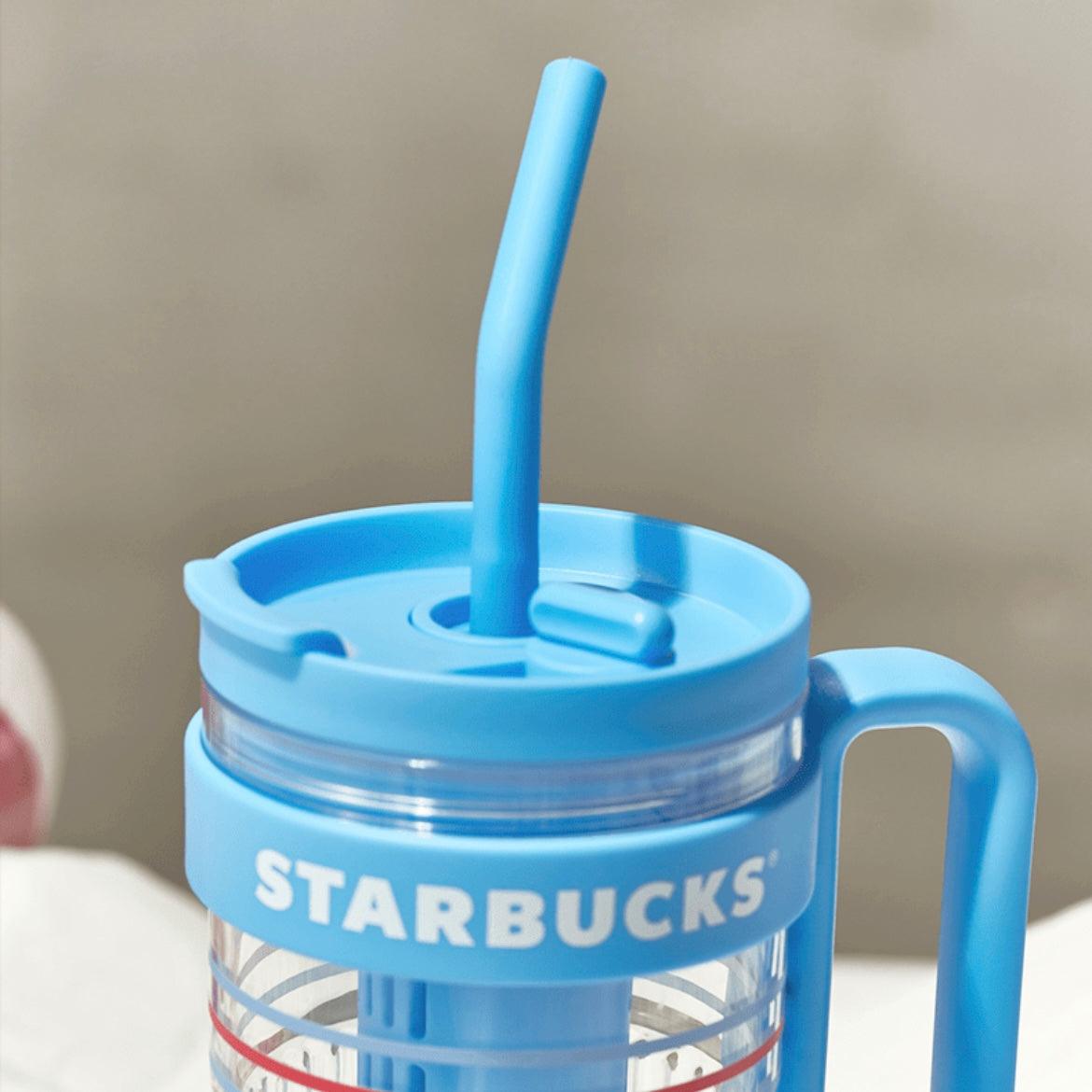 Starbucks 1000ml/34oz Plastic Straw Cup with Filter