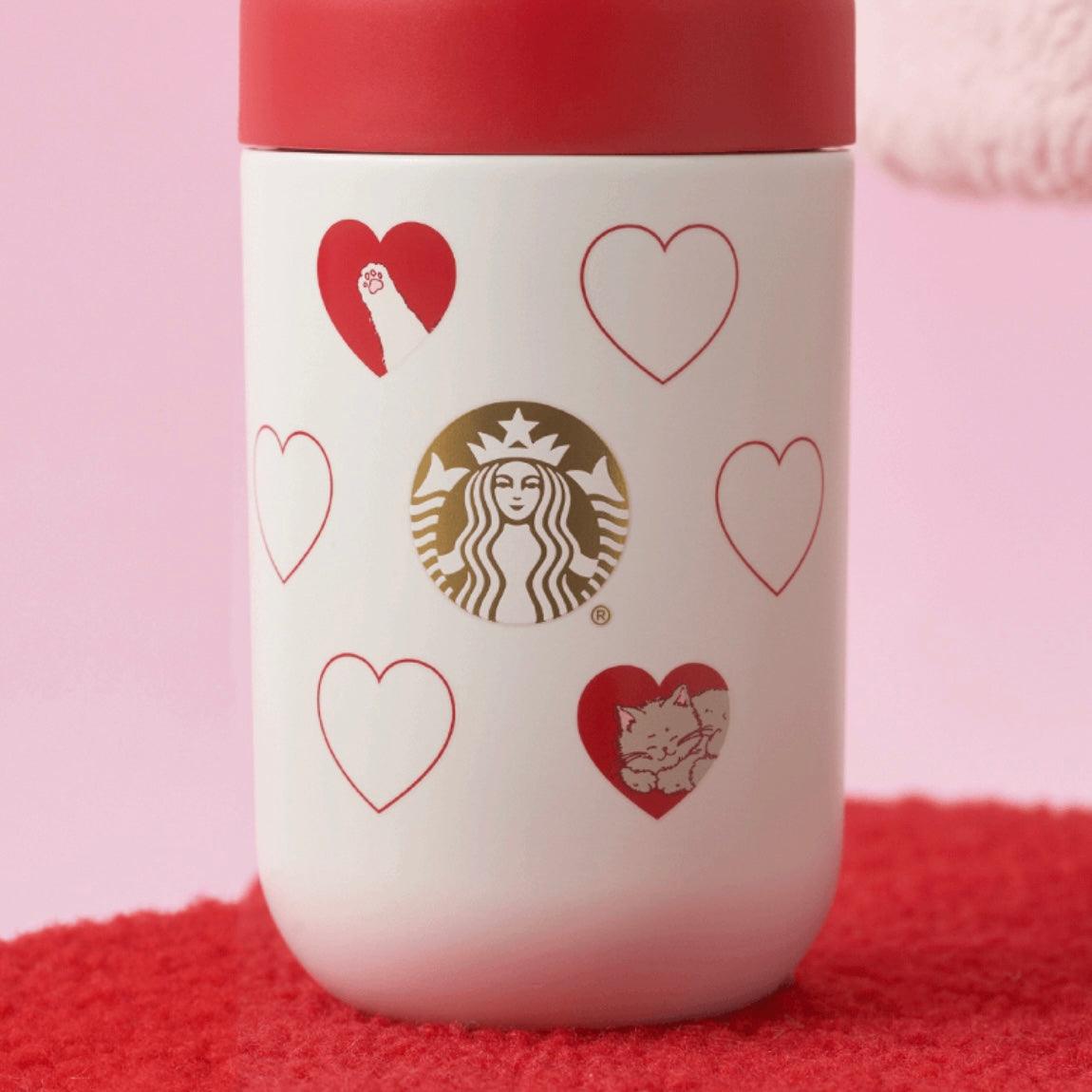 Starbucks 350ml/12oz Stainless Steel Bottle with Furry Sleeve