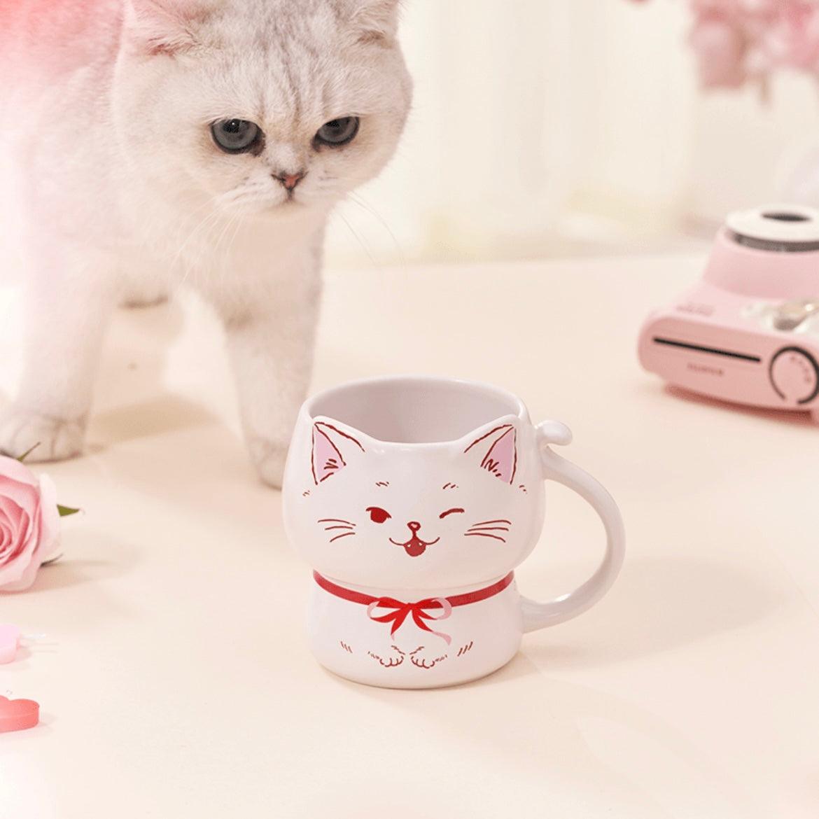 Starbucks 355ml/12oz Kitten Style Ceramic Cup