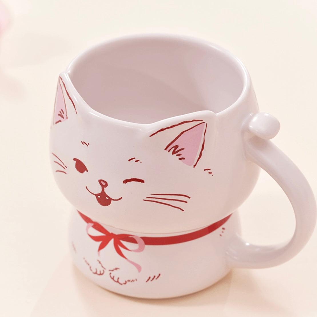 Starbucks 355ml/12oz Kitten Style Ceramic Cup