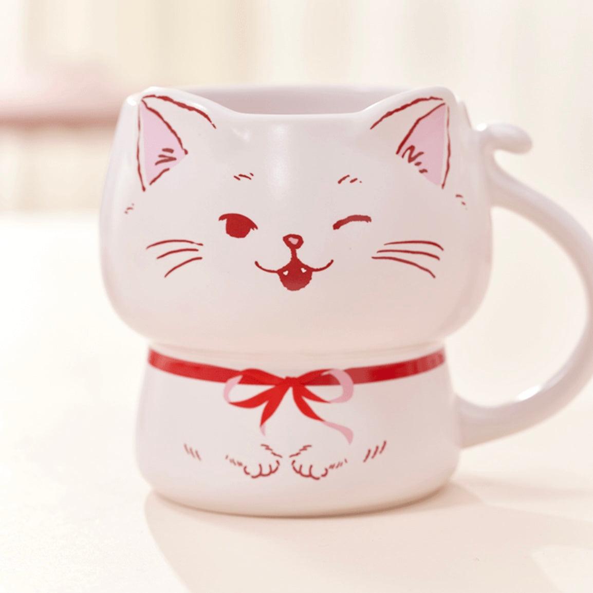 Starbucks 355ml/12oz Kitten Style Ceramic Cup