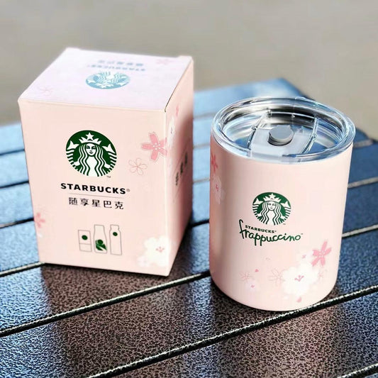 Starbucks 390ml/13oz Cherry Blossom Stainless Desk Cup - Ann Ann Starbucks