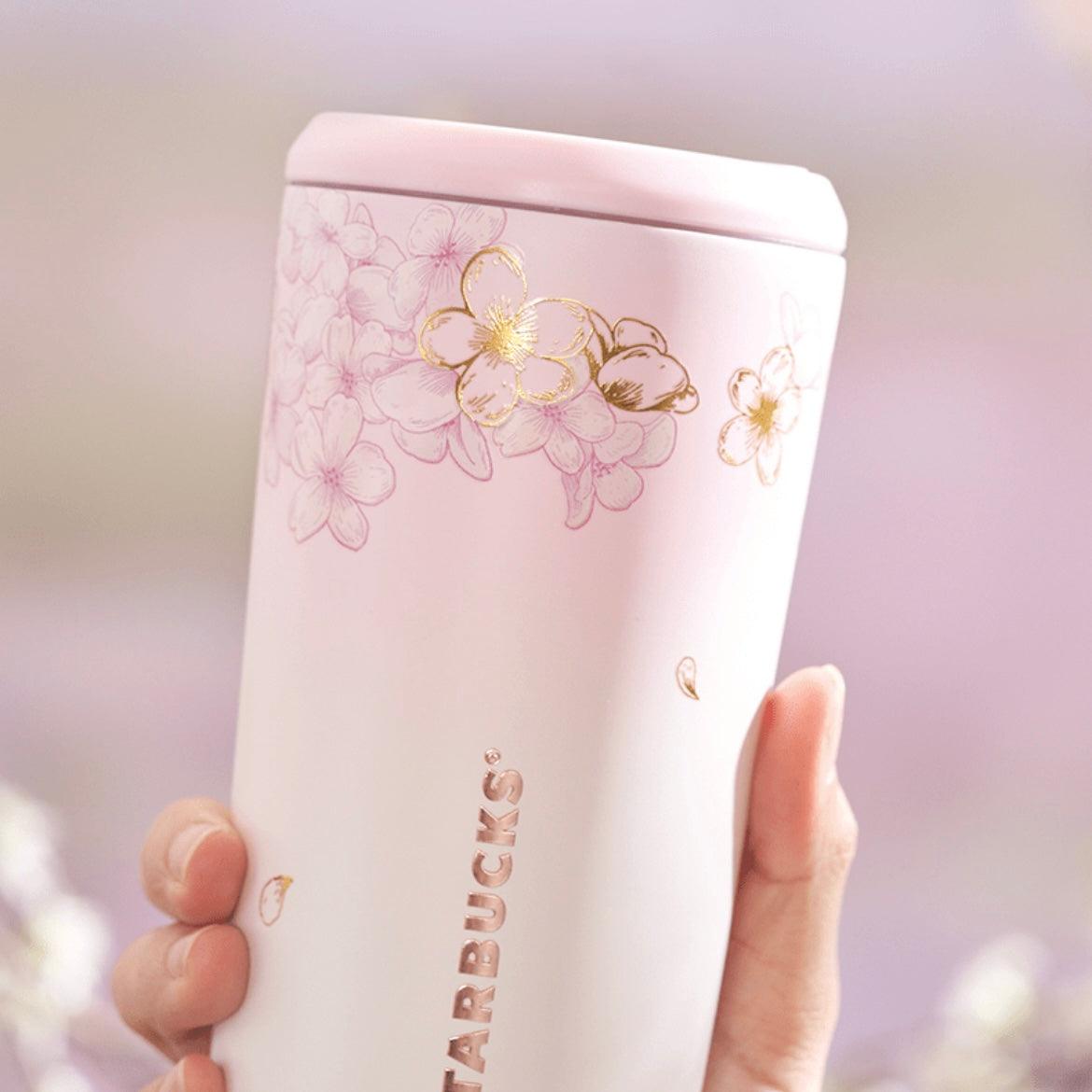 Starbucks 475ml/17oz Cherry Blossom Cup with Magnetic Lid