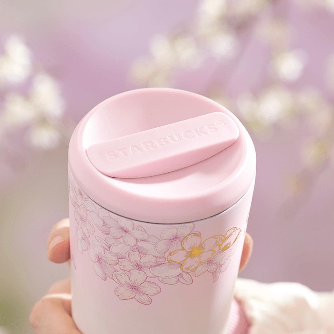 Starbucks 475ml/17oz Cherry Blossom Cup with Magnetic Lid