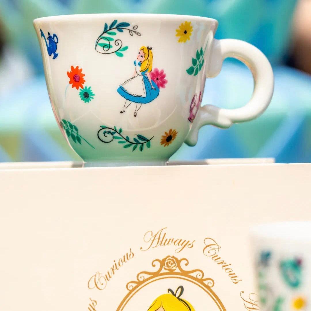 Starbucks 6.7oz/8.8oz Alice in Wonderland Ceramic Cup Gift Set