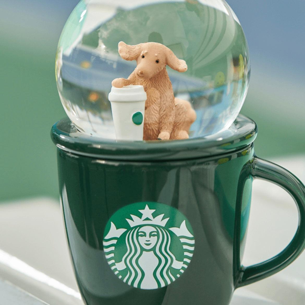 Starbucks 89ml/3oz Doggie Globe Ceramic Cup