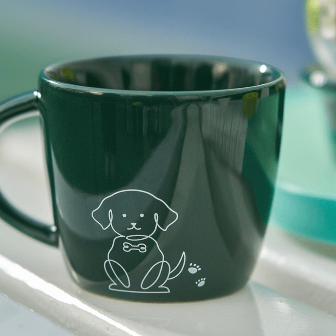 Starbucks 89ml/3oz Doggie Globe Ceramic Cup