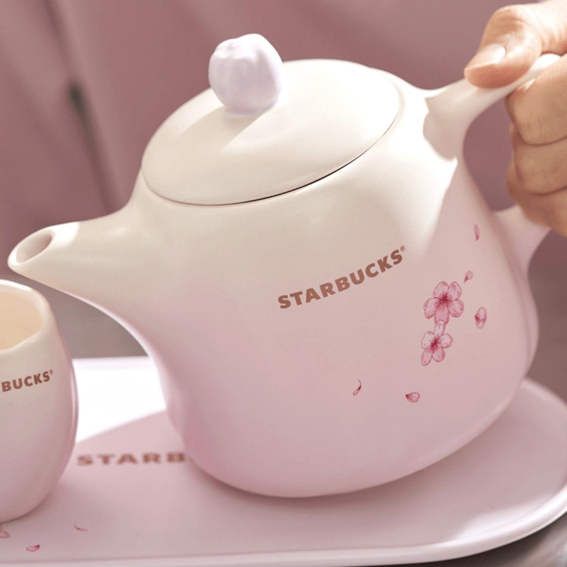 Starbucks Cherry Blossom Tea Pot and Cup Set