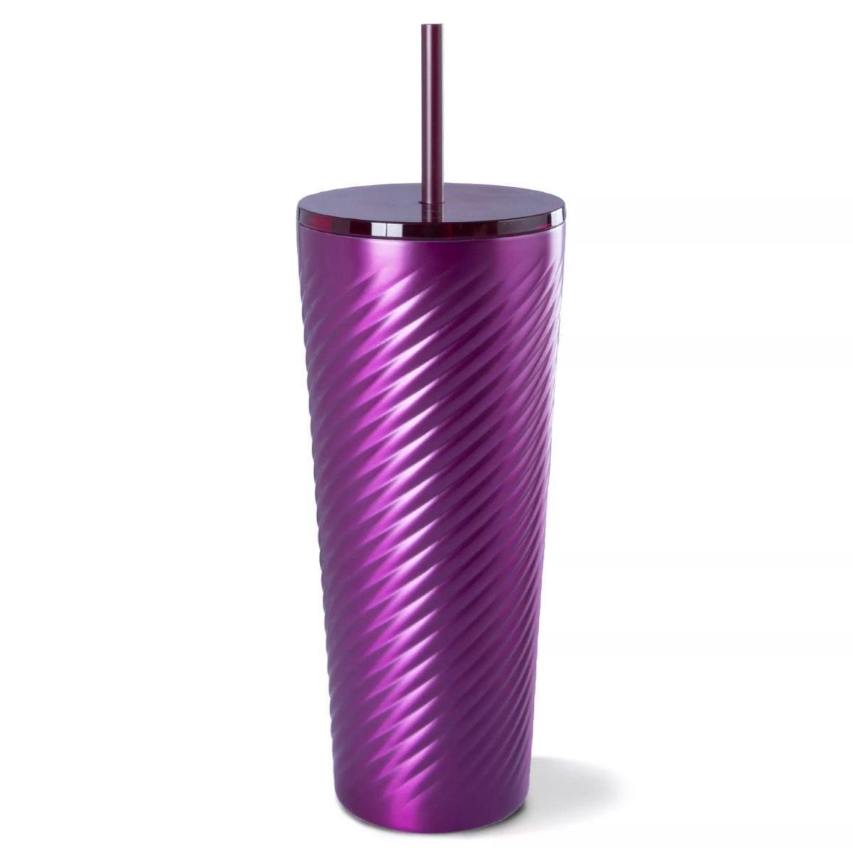 Sangria Textured Tumbler (16oz) - Ann Ann Starbucks