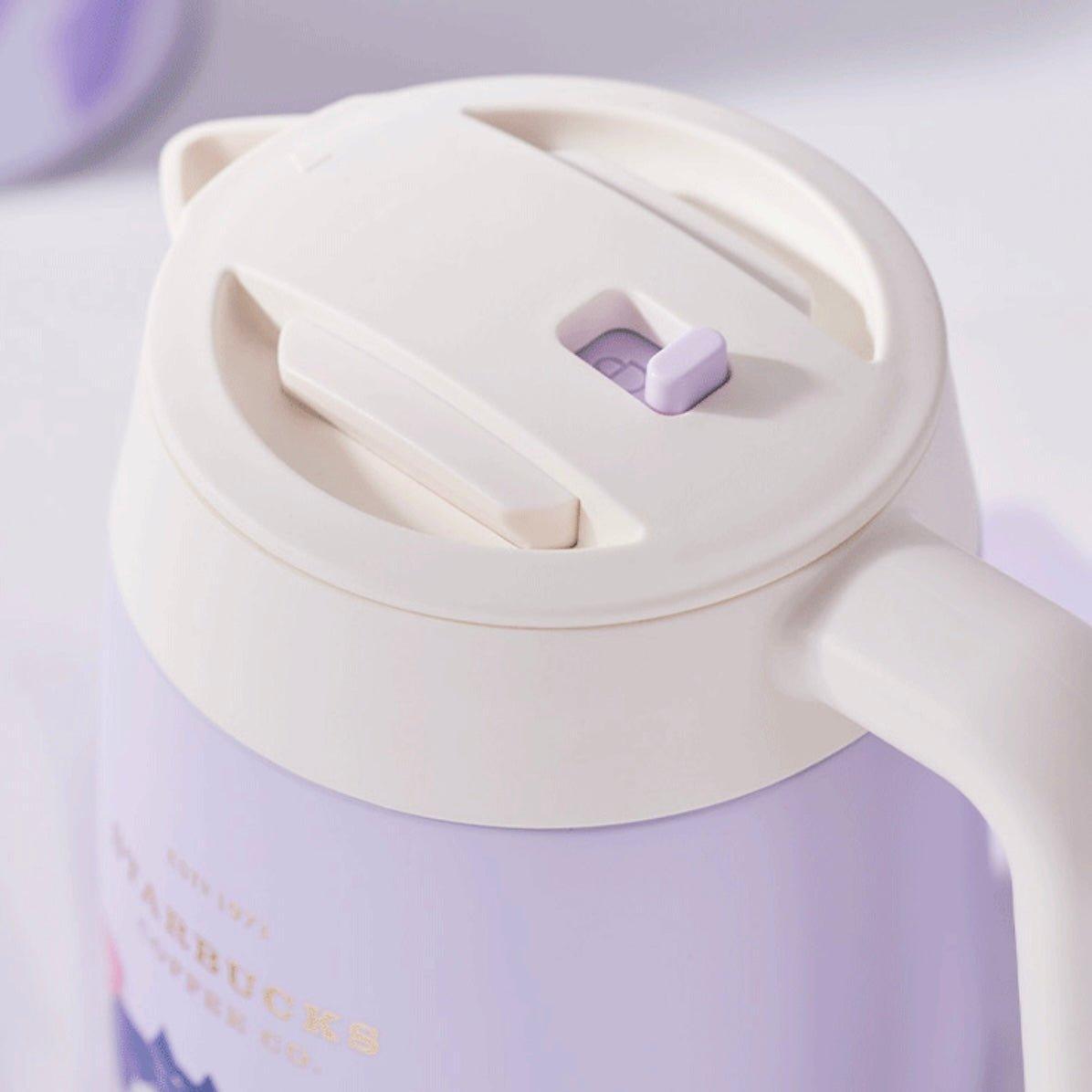 Starbucks 1000ml/34oz Purple Flowery Kettle - Ann Ann Starbucks