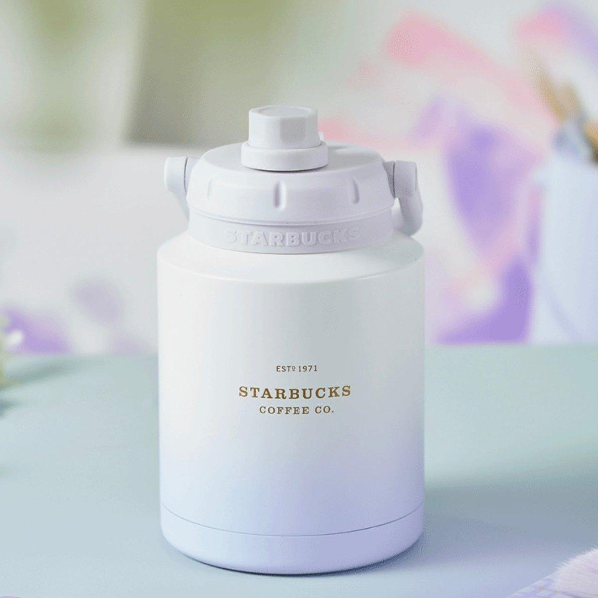 Starbucks 1100ml/37oz Soft Purple Large Capacity Bottle - Ann Ann Starbucks