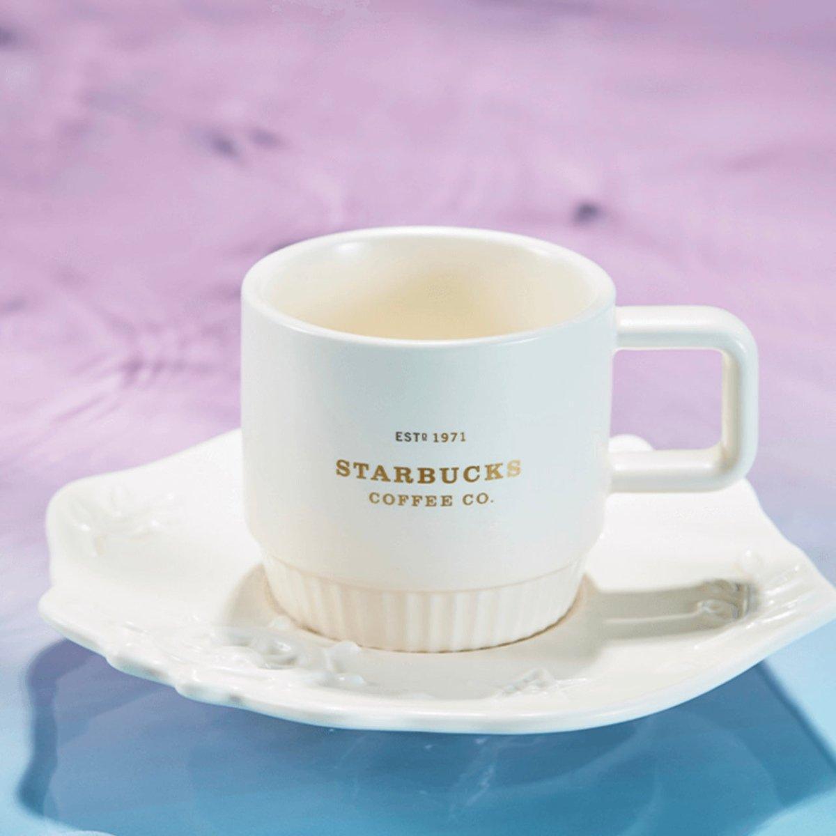 Starbucks 225ml/8oz Anniversary Phantom Goddess Tea Cup with Saucer - Ann Ann Starbucks