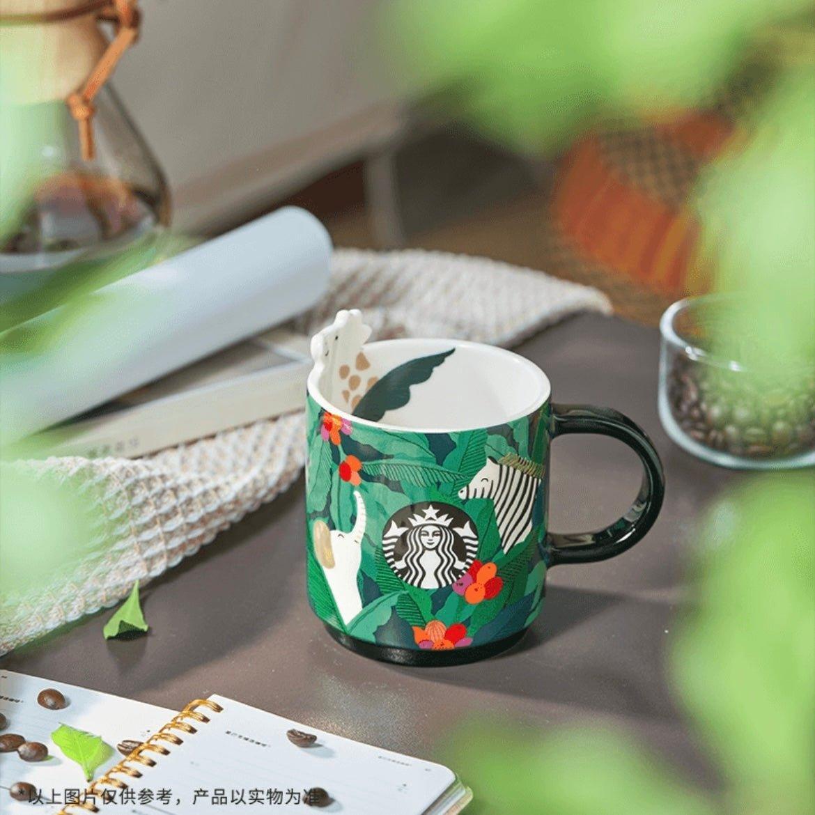 Starbucks 300ml/10oz Animal Jungle Ceramic Cup - Ann Ann Starbucks