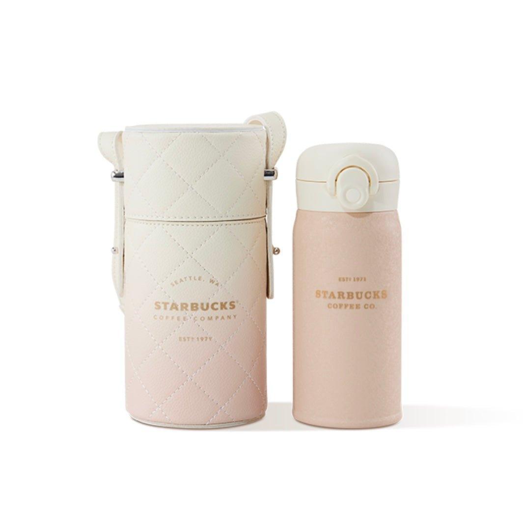 Starbucks 350ml/12oz Classic Logo Double-Opening Thermos with Sleeve - Ann Ann Starbucks