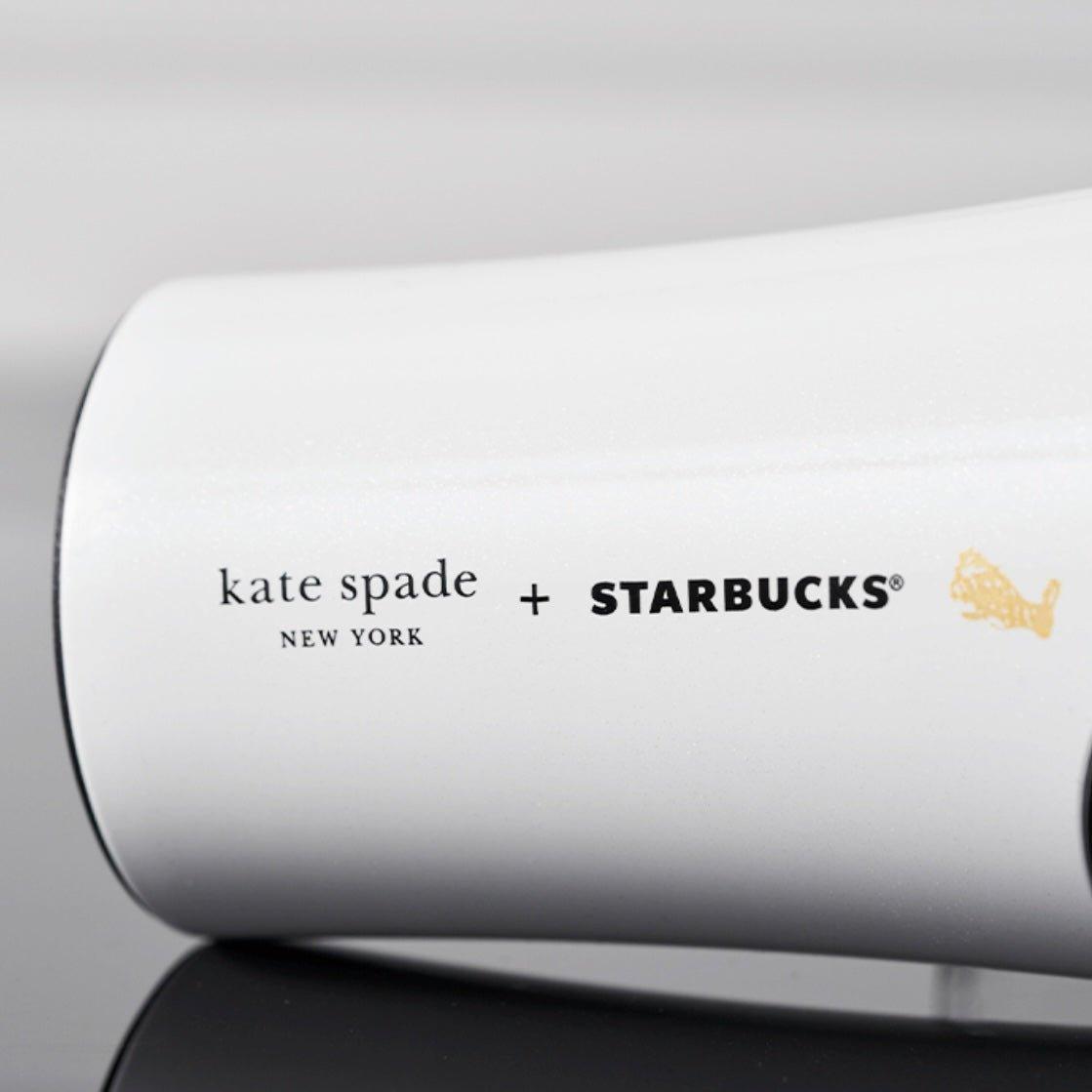 Starbucks 350ml/12oz Kate Spade Stainless Steel Tumbler with Notebook - Ann Ann Starbucks