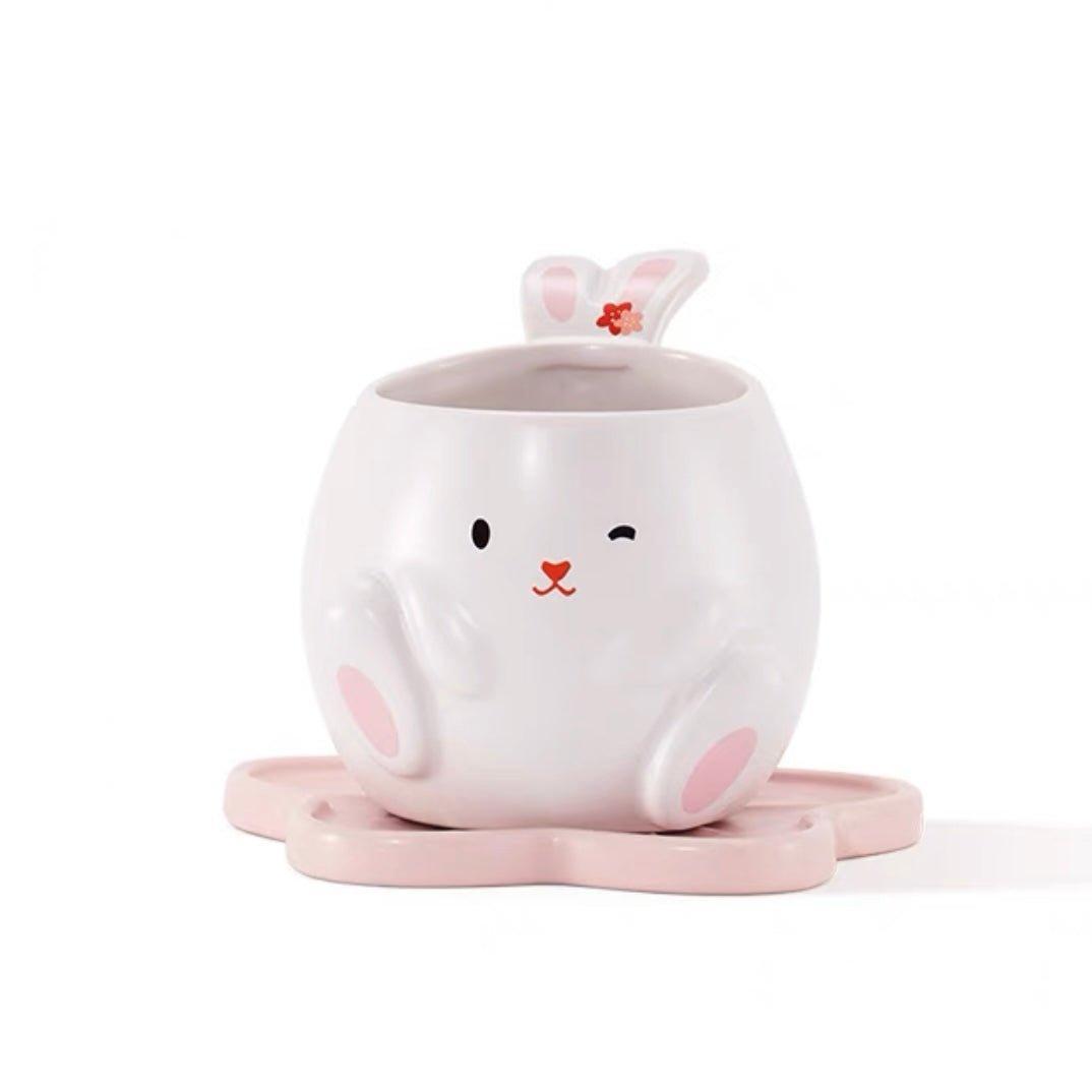 Starbucks 355ml/12oz Bunny Crafted Ceramic Cup - Ann Ann Starbucks