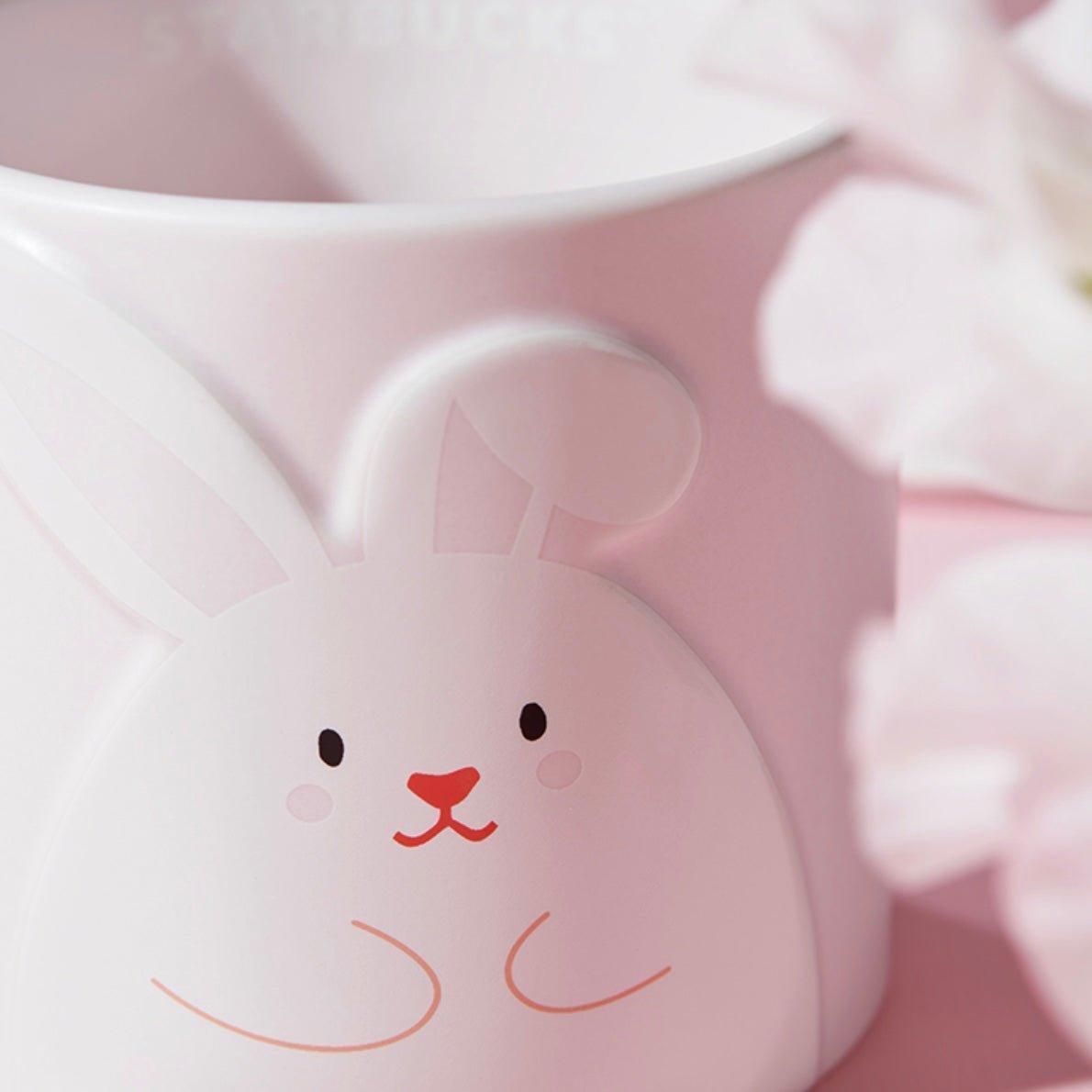 Starbucks 355ml/12oz Bunny in Bushes Ceramic Cup - Ann Ann Starbucks